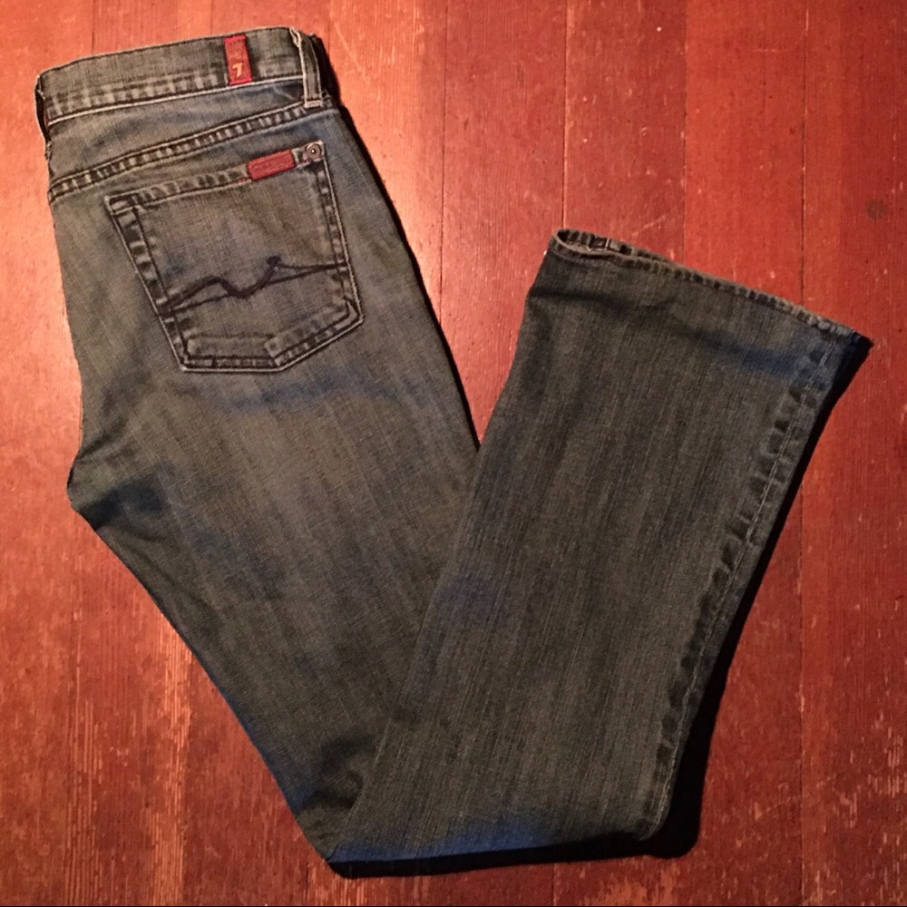 7 FAM Meduim Wash Bootcut Jeans - sz29